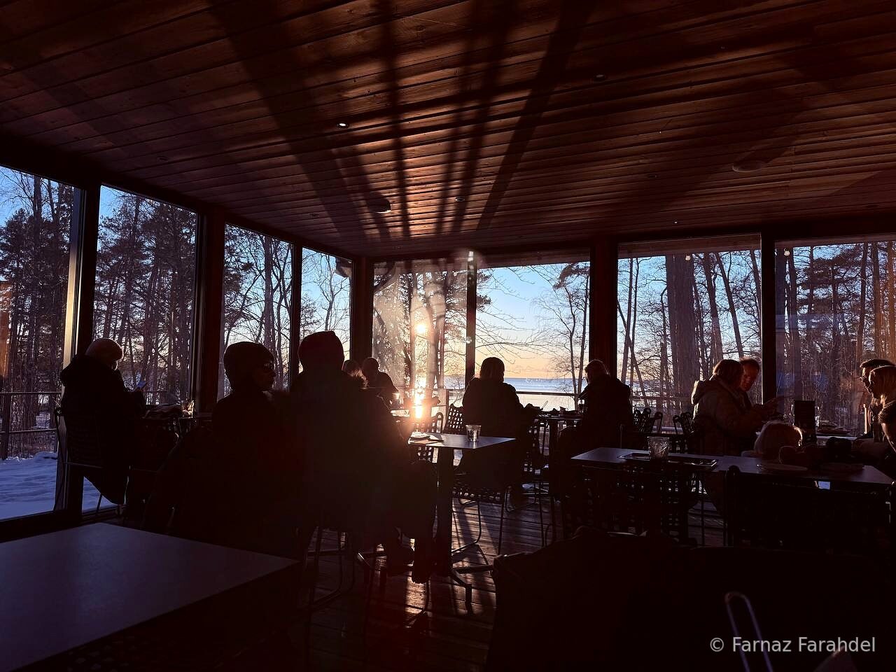 A Table at Dusk by Farnaz Farahdel